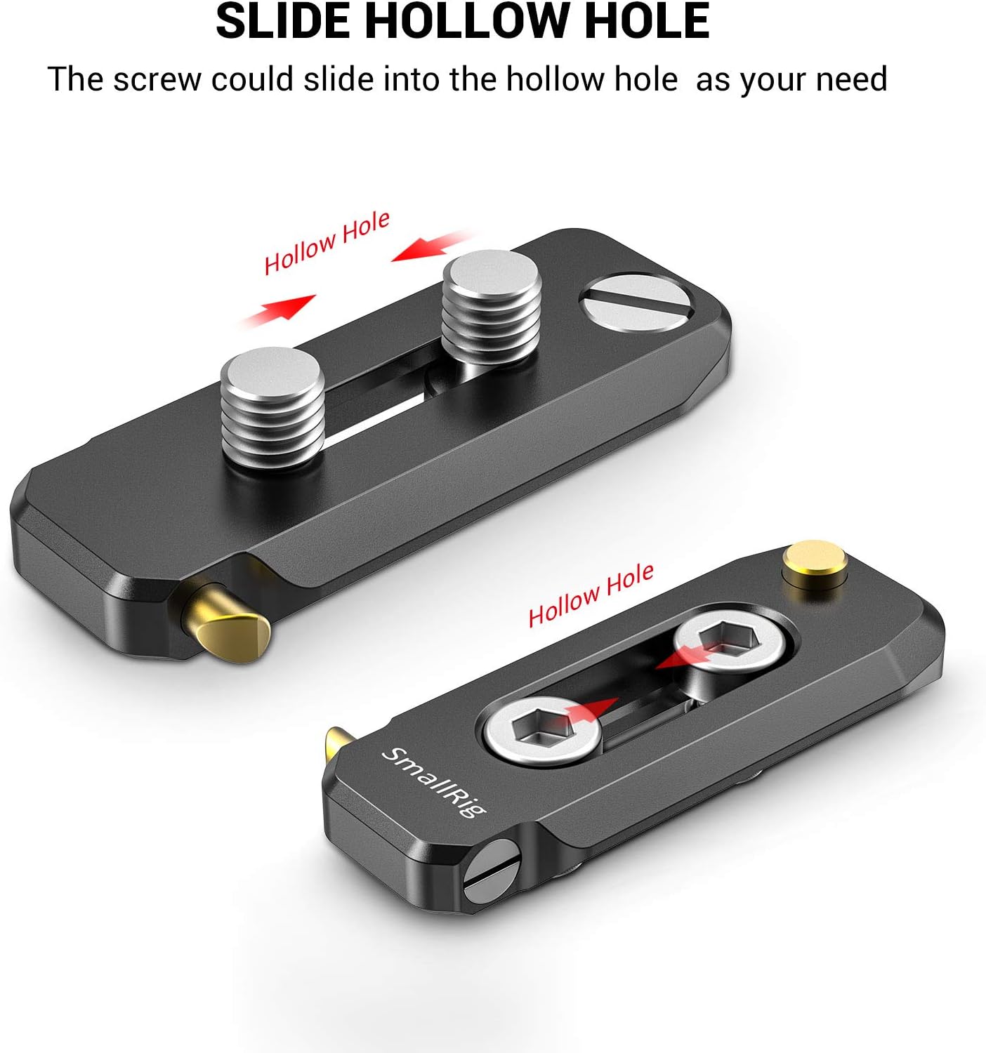 Detalle de SMALLRIG 2468B Low-profile NATO Rail 50 mm