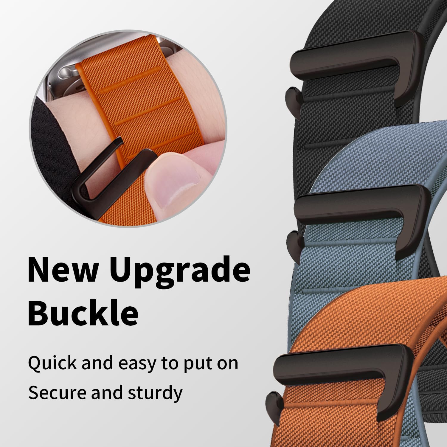 Detalle 2 de Alpine Loop 3 pack for Apple Watch 49mm
