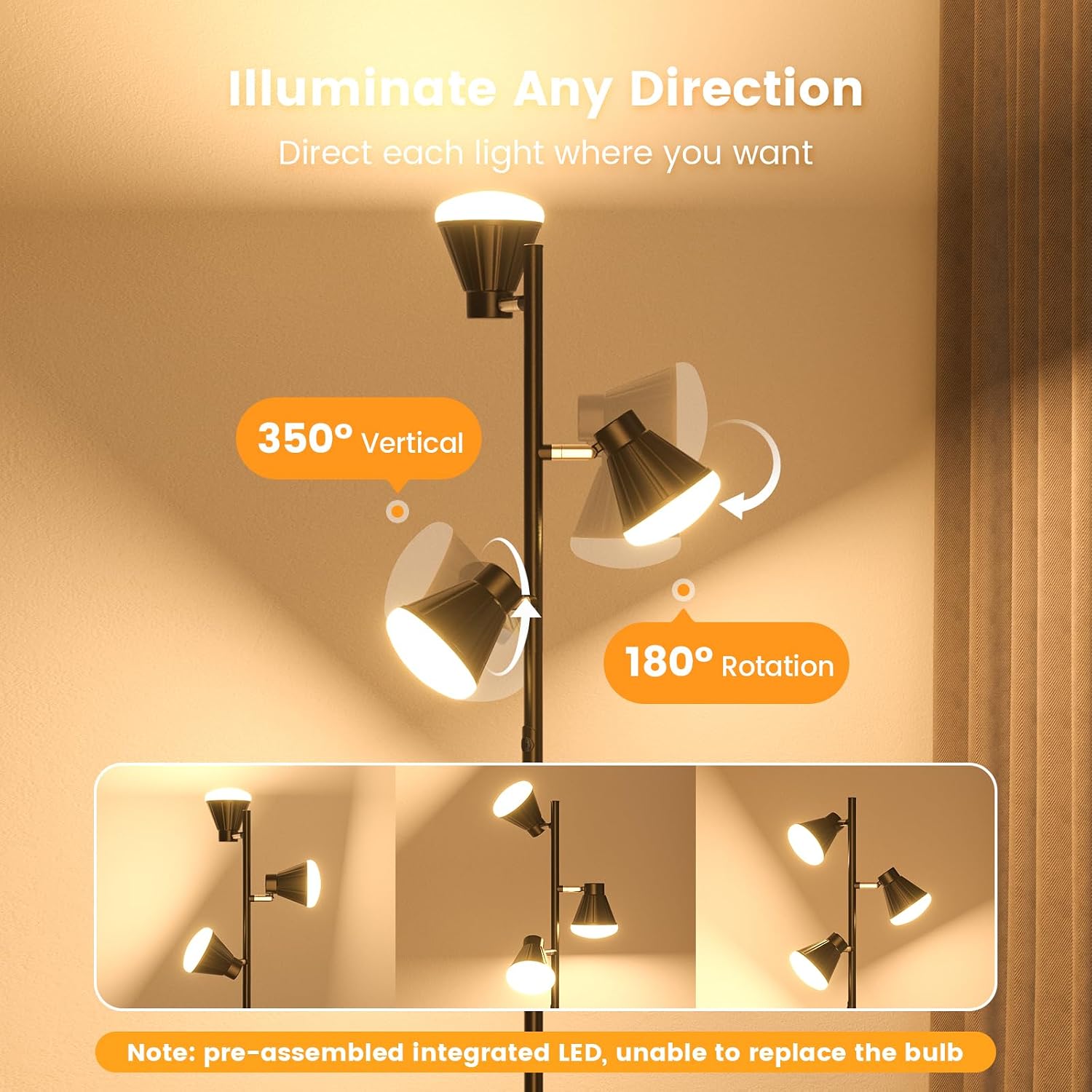 Thumbnail 4 de SIBRILLE LED Floor Lamp 36W