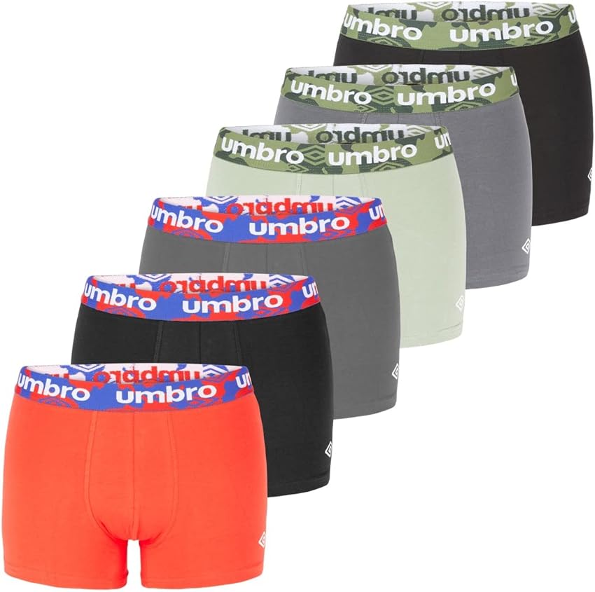 Thumbnail 6 de Umbro Calzoncillos Hombre Algodón Liso Paquete 4