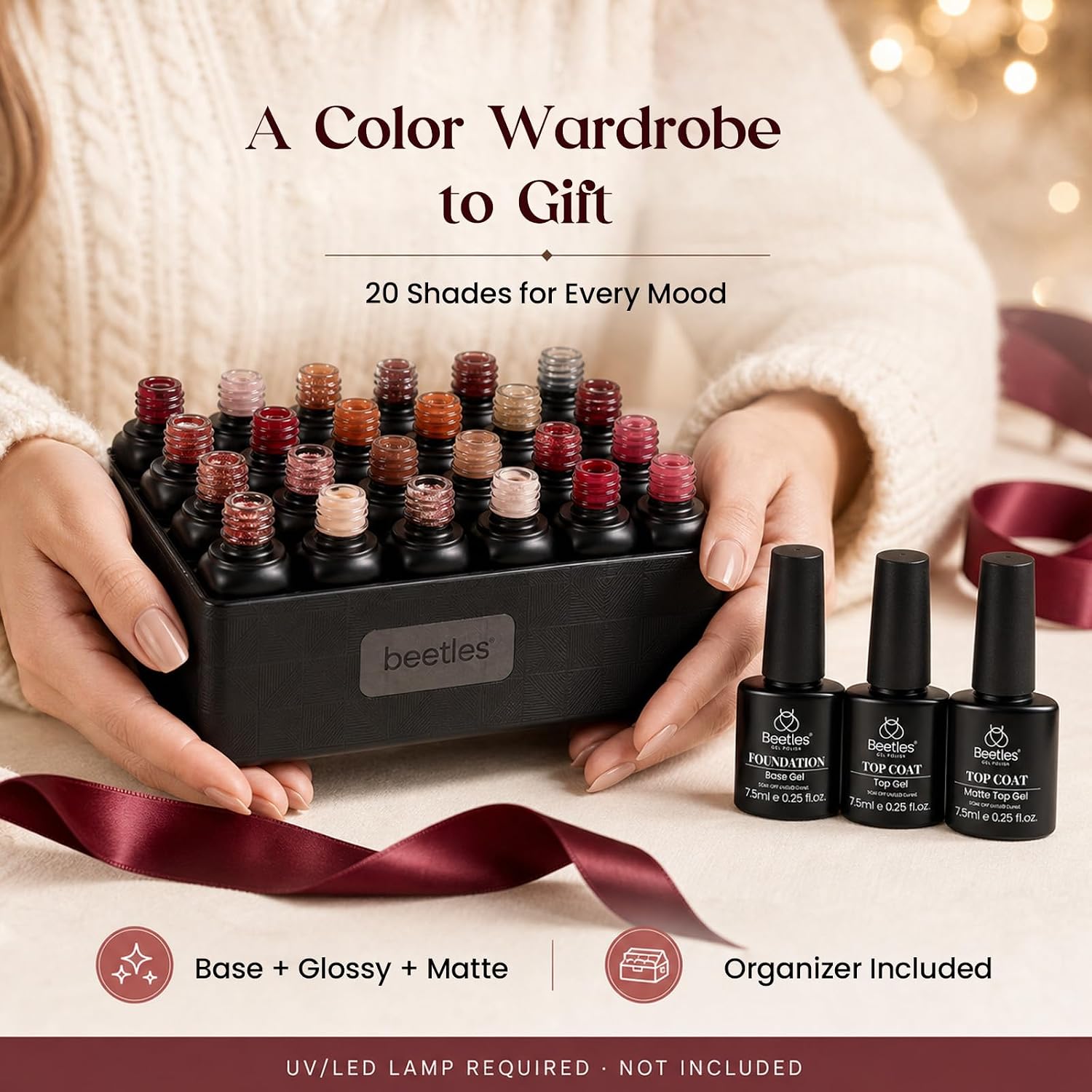 Thumbnail 6 de Beetles Verse of Roses 23pc Gel Nail Set