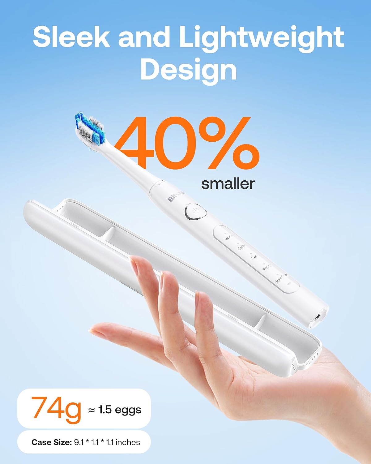 Thumbnail 3 de Bitvae D2 ultrasonic toothbrush 60-day