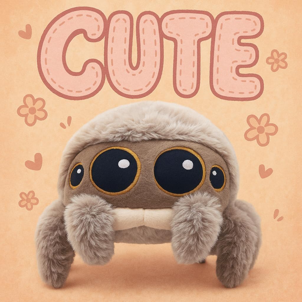 Detalle 2 de YounBeauty Soft Plush Spider Stuffed Animal — 6" Cute & Fuzzy Arachnid Toy