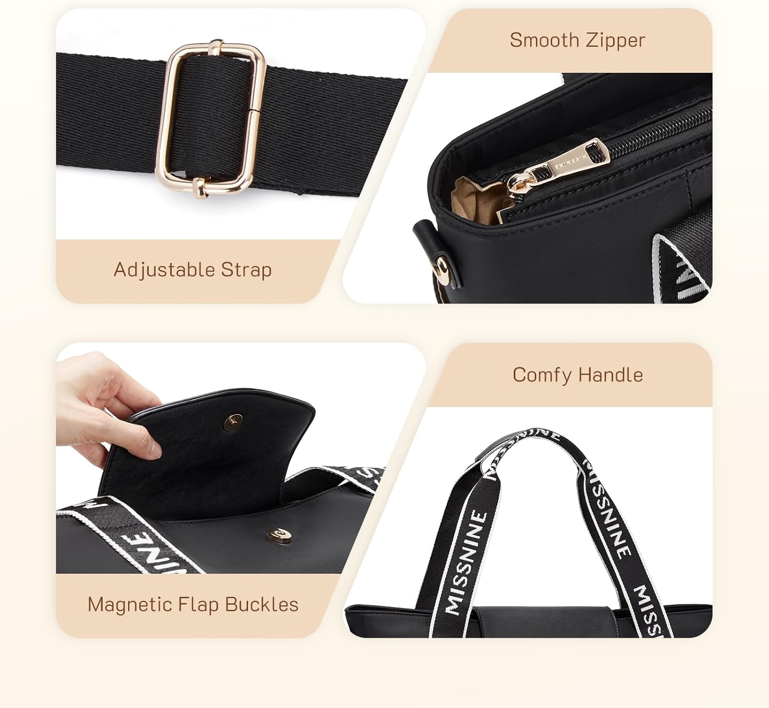 Thumbnail 6 de Missnine Laptoptasche 15,6 Zoll
