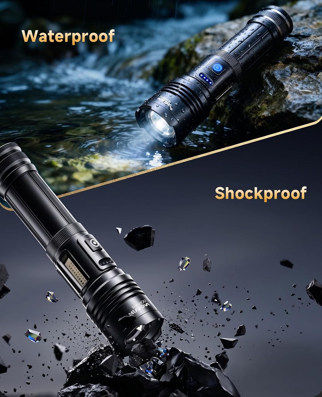 Thumbnail 6 de PHIXTON PHA900 Rechargeable Flashlight 2-Pack with USB-C and Red Light