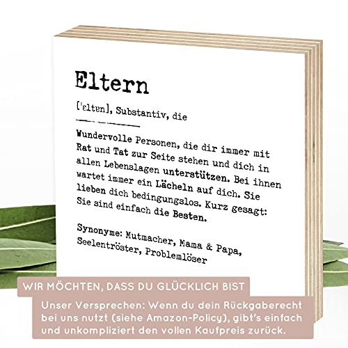 Thumbnail 8 de Wunderpixel Holzbild Definition Eltern v2 – 15x15x2 cm, echter Fotodruck auf Birkenholz