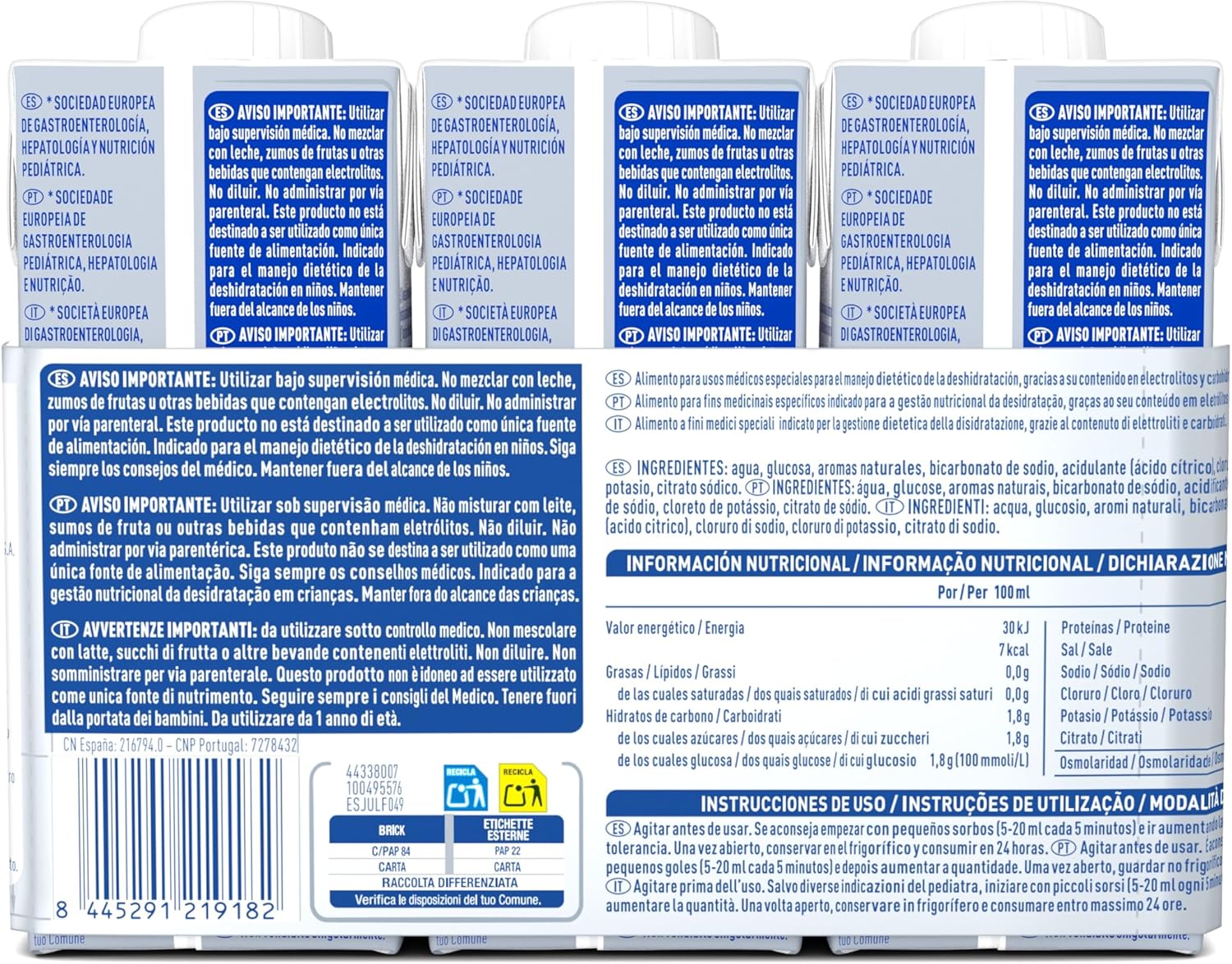 Thumbnail 2 de Nestlé NANCARE HYDRATE Suero Líquido 3x200ml 💧