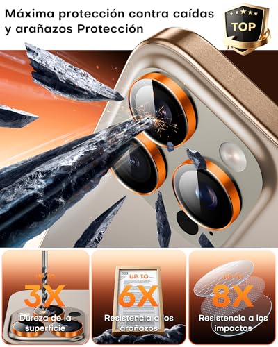 Detalle 2 de TOCOL Protection d'objectif iPhone 16 Pro Max