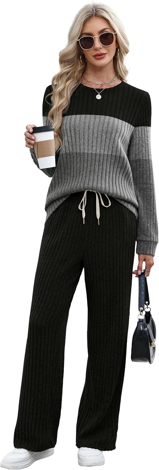 Detalle 2 de Sipaya Women's Lounge Set, Ribbed Knit