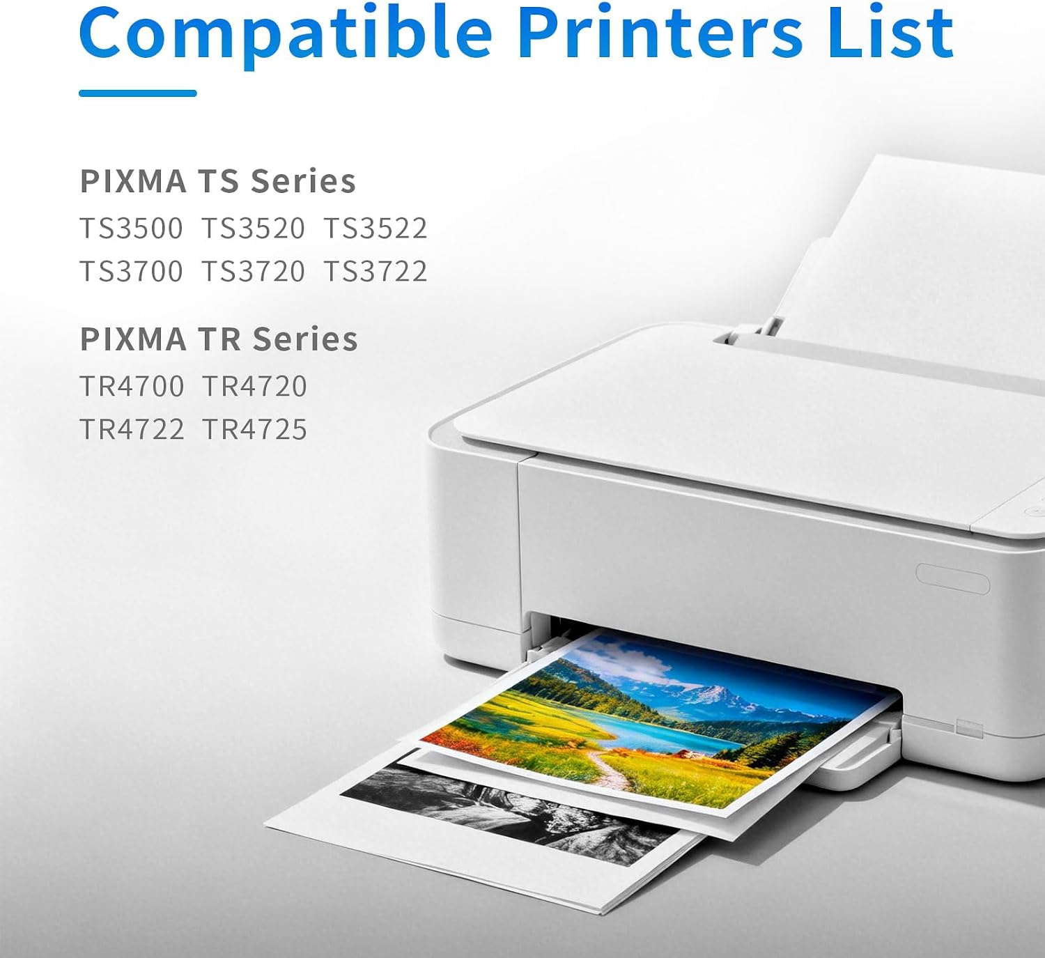 Detalle 2 de AURASKY 275XL 276XL Ink Cartridges Replacement for Canon: 2 Black + 1 Color High-Yield Pack for PIXMA TS/TR Series