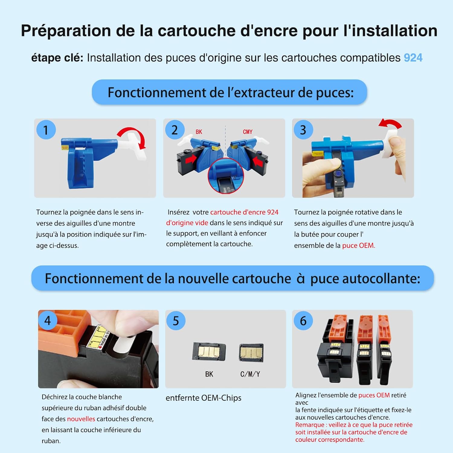 Thumbnail 4 de Starink 924 Lot de 4 cartouches 700 pages 🖨️