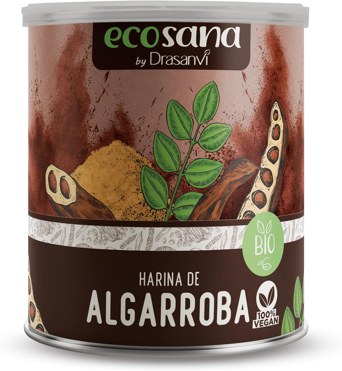 Detalle 2 de Ecosana HARINA ARROZ INTEGRAL 500 g 🌾