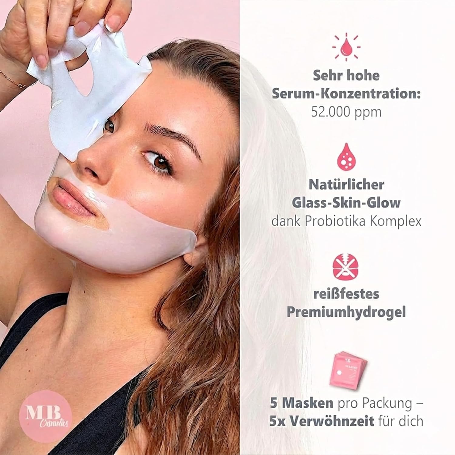 Detalle 2 de Kollagen Maske 52.000 ppm