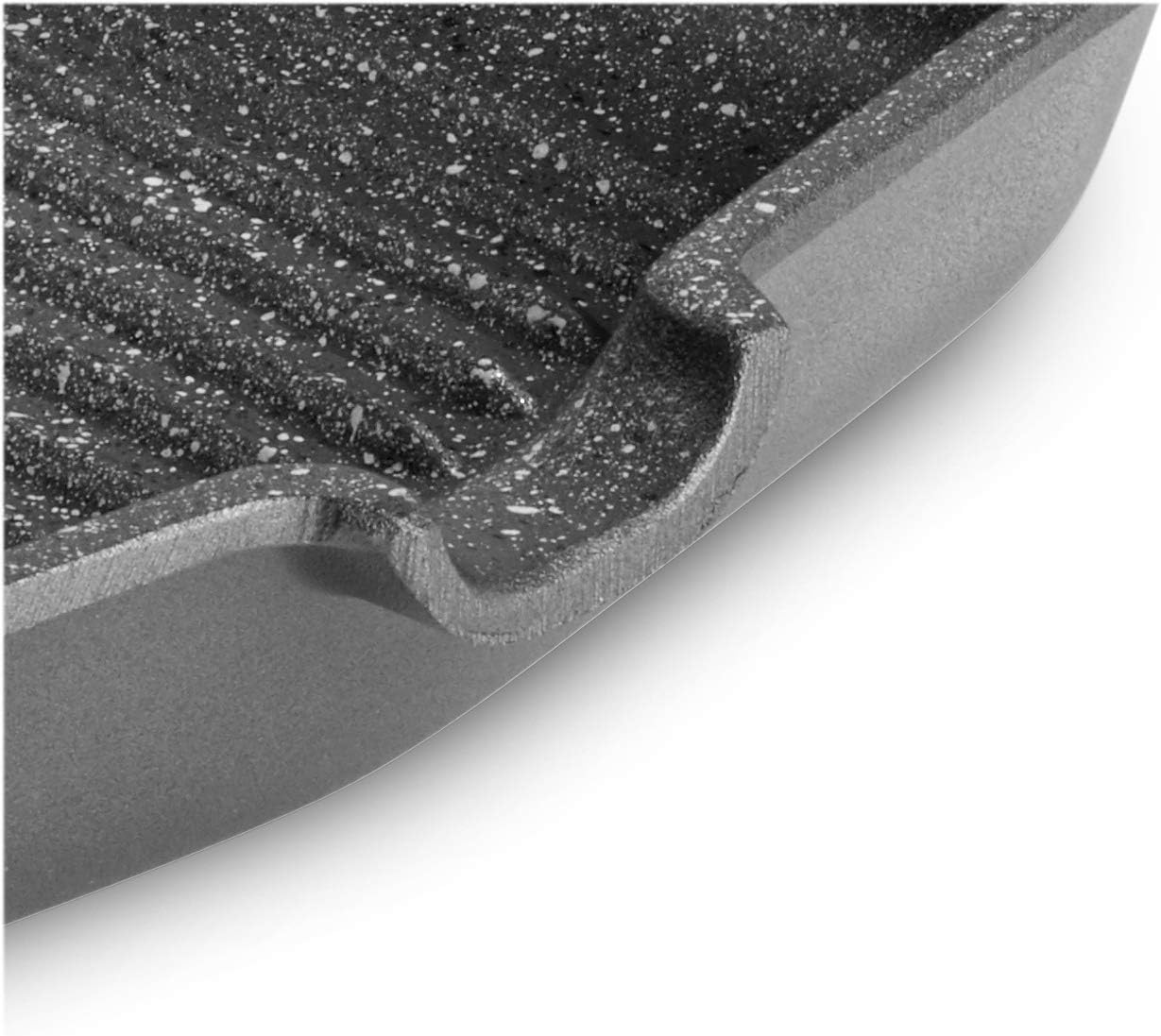 Detalle de Lagostina Griglia antiaderente speciale in alluminio pressofuso, grigio 24 x 36 cm