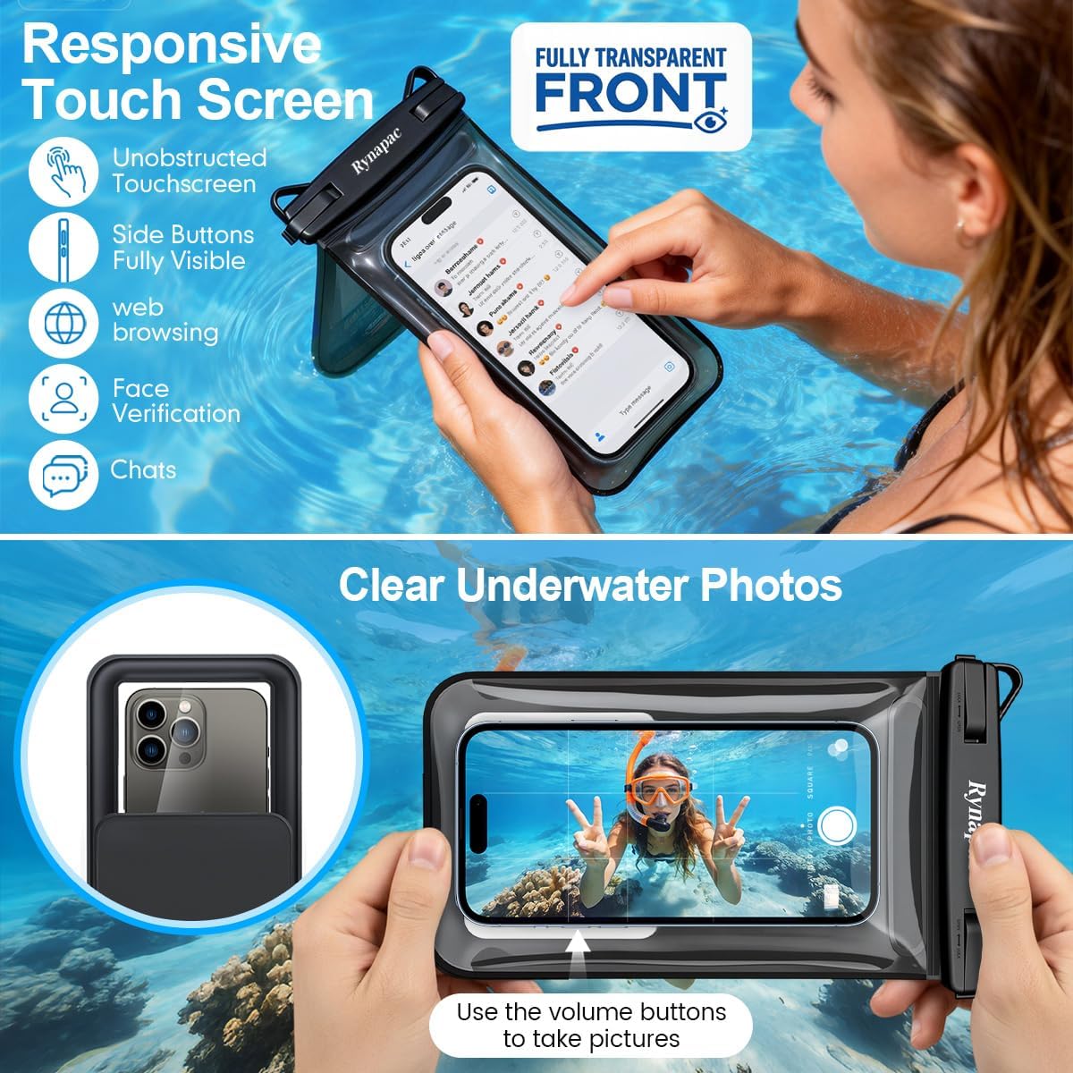 Detalle de Rynapac Waterproof Phone Pouch, PVC