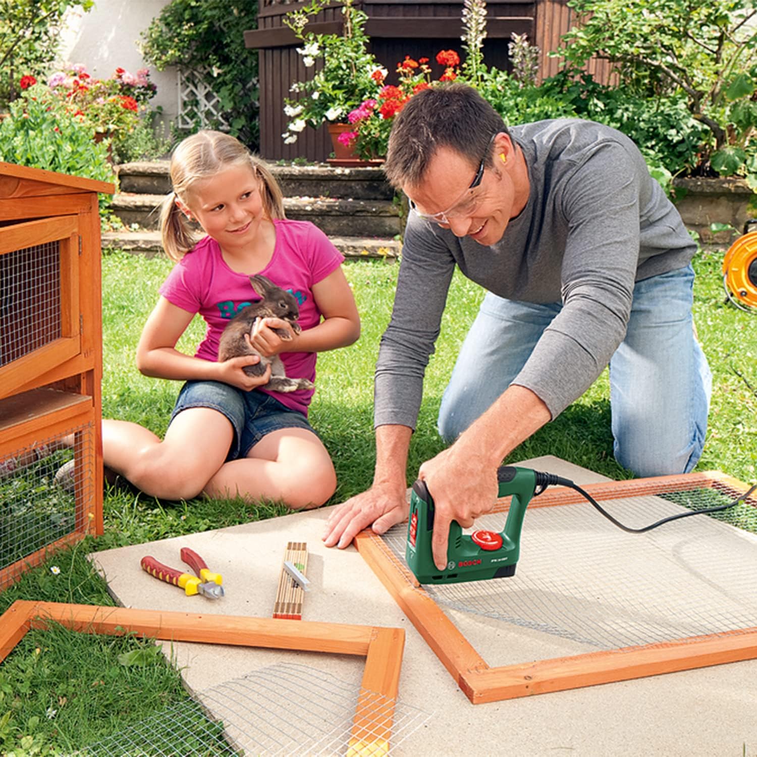 Thumbnail 5 de Bosch Home and Garden PTK 14 EDT Duo Tac Tac Verde graffatrice per materiali isolanti
