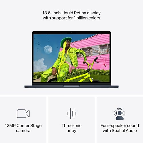 Detalle de Apple 2026 MacBook Air 13-inch with M5 chip: Portable powerhouse for AI and study