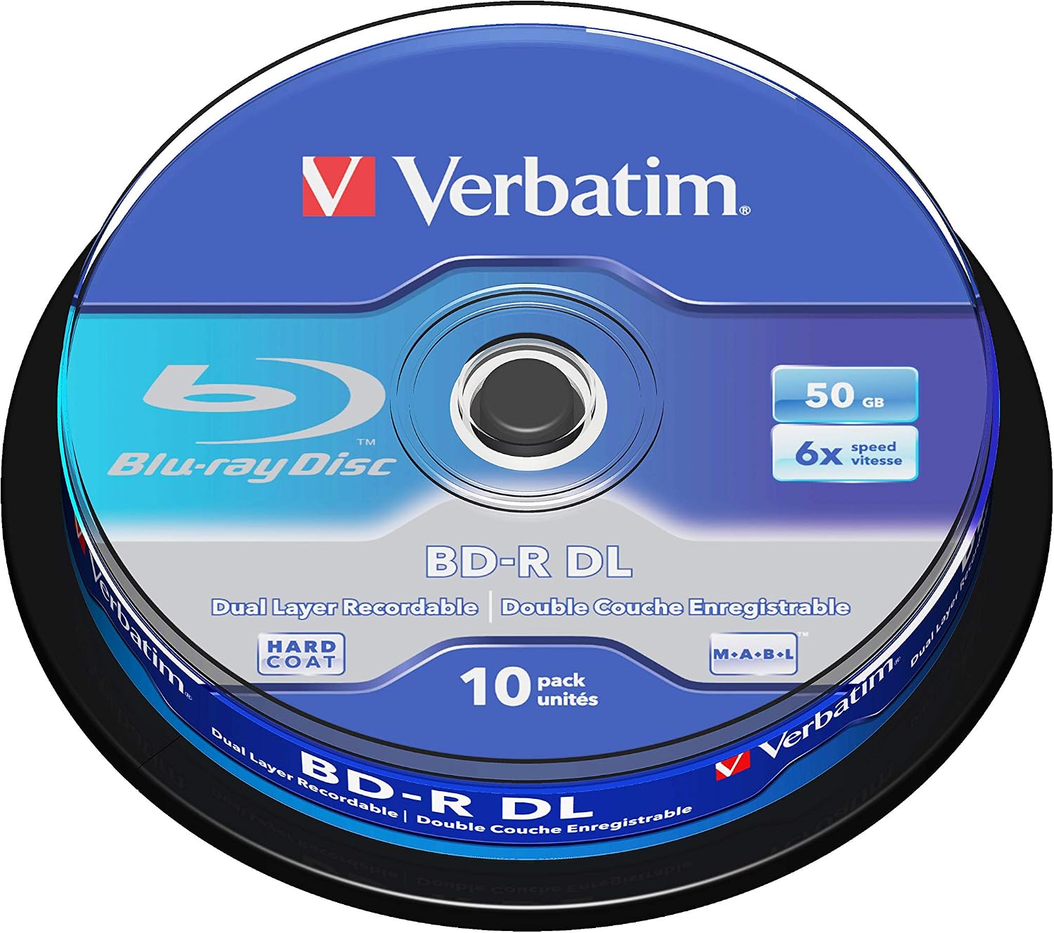 Detalle 2 de Verbatim 43738 płyty BD-R 25 GB, 6x, do nadruku, 25-pak na wrzecionie