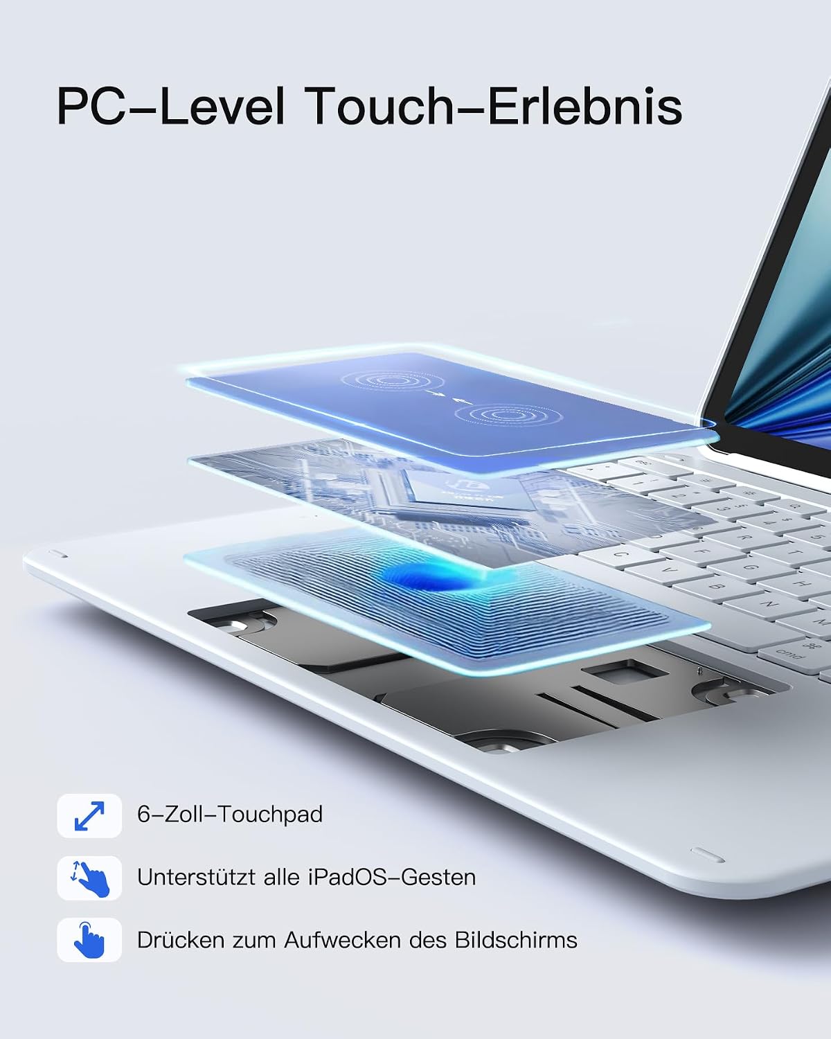 Thumbnail 4 de Inateck AceTouch Tastaturhülle 13 Zoll