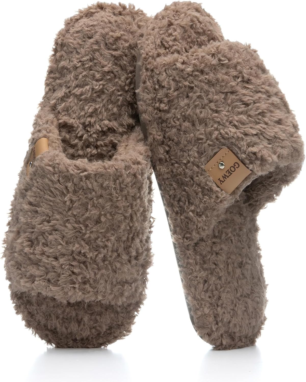 Detalle 2 de GOEWY Open-Toe Slippers with Memory Foam