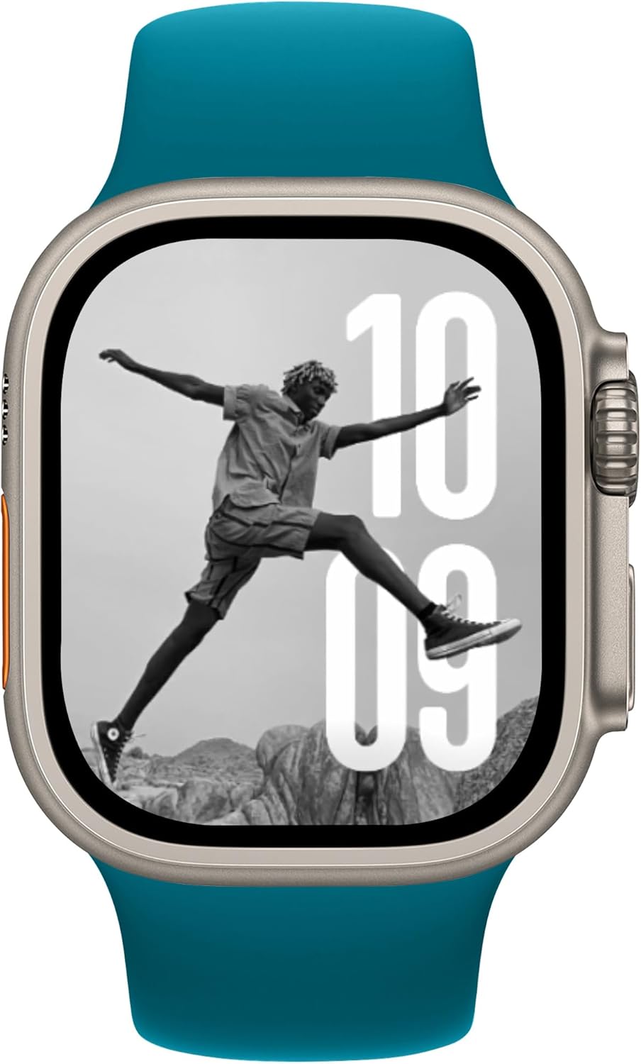 Thumbnail 1 de DONEGANI SB Silicone Strap for Apple Watch Ultra 2 / Series 10–3 (Deep Lake Blue) – 304 Stainless Steel Clasp