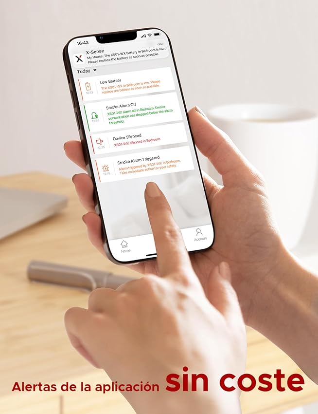 Thumbnail 1 de X-Sense XS01-WX Detector de humo Wi‑Fi 3 piezas