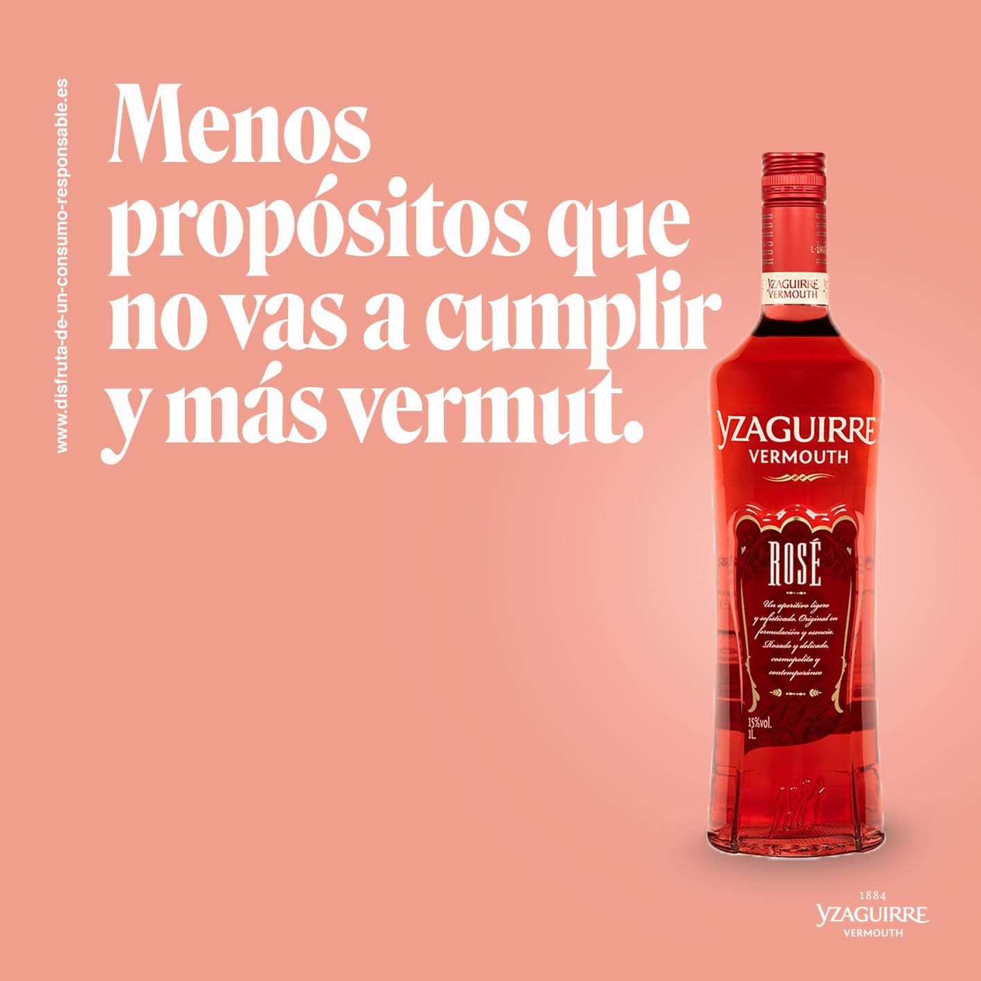 Detalle 1 de Yzaguirre Vermouth Rosado 1L 🍷