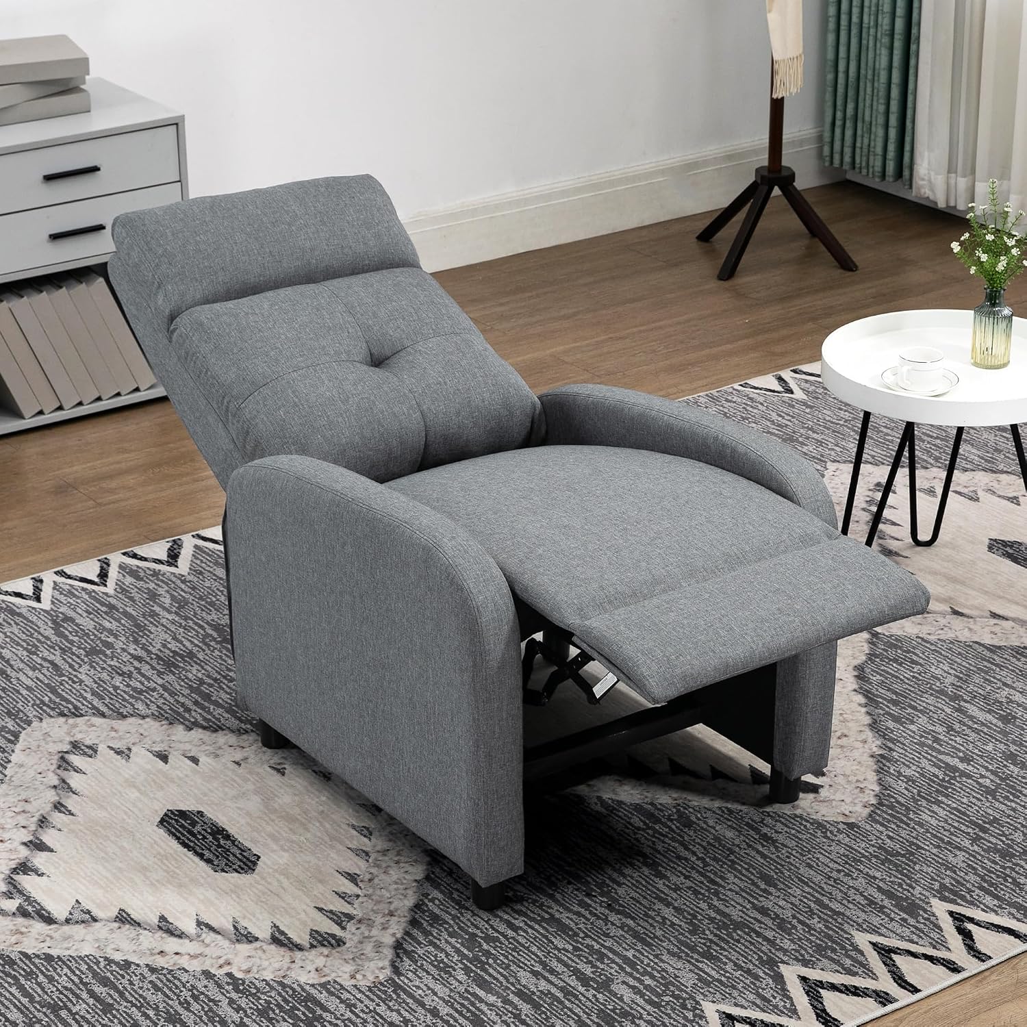 Detalle 2 de HOMCOM Sillón Relax Reclinable 155° Gris