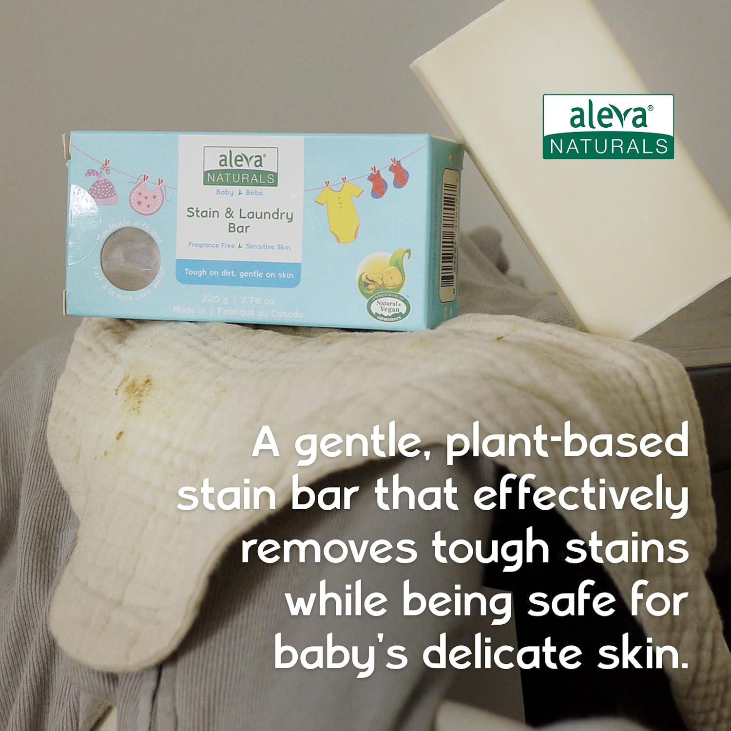 Thumbnail 4 de Aleva Naturals 37823 Stain & Laundry Bar, Unscented Plant-Based 6-Pack