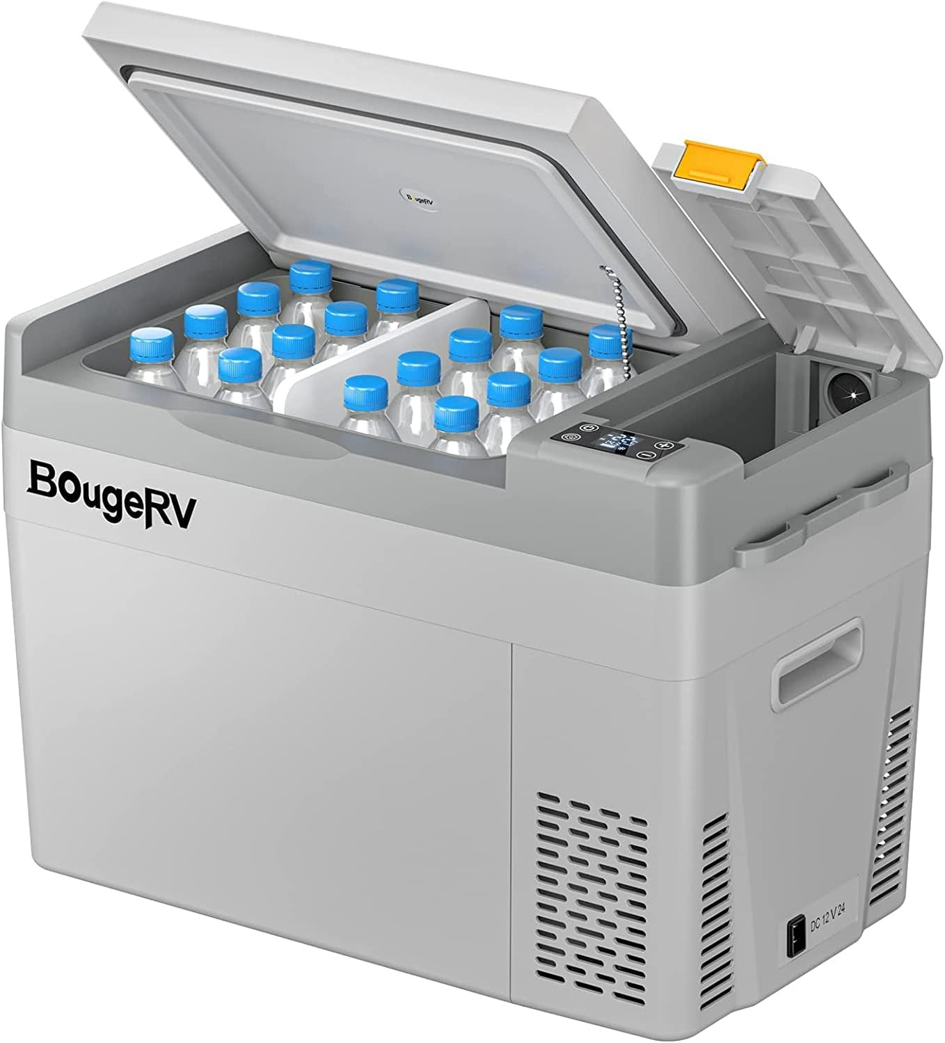 Detalle de BougeRV CRPRO frigo portatile a compressore 29 litri (da -22°C a 10°C) 12/24 V e 110–240 V, grigio