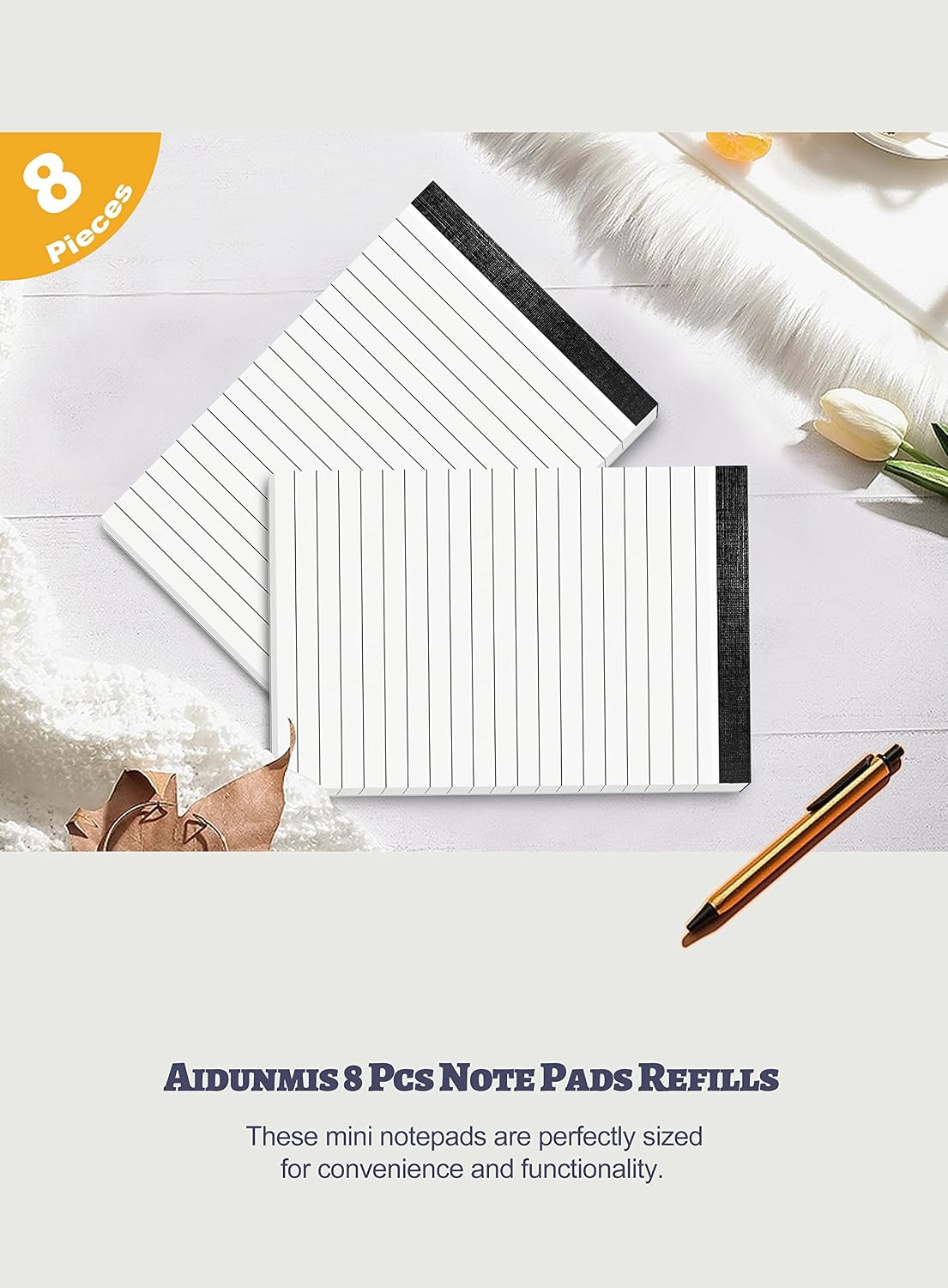 Thumbnail 6 de Aidunmis 4 x 6-Inch Lined Notepads, 8-Pack, 30 Sheets Each