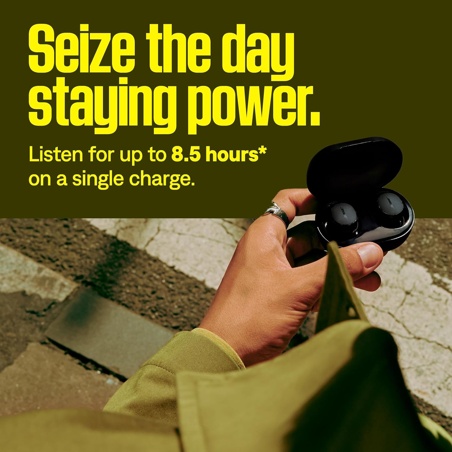 Detalle de Bose QuietComfort Wireless Noise Cancelling Earbuds 5.3 with Active Noise Cancellation