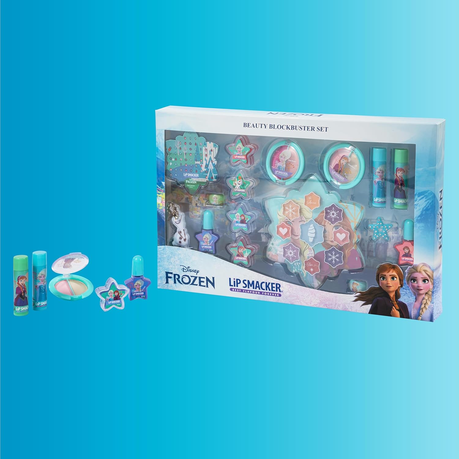 Detalle 2 de Lip Smacker Frozen Set 🎉 Maquillaje y Bálsamos para Niños