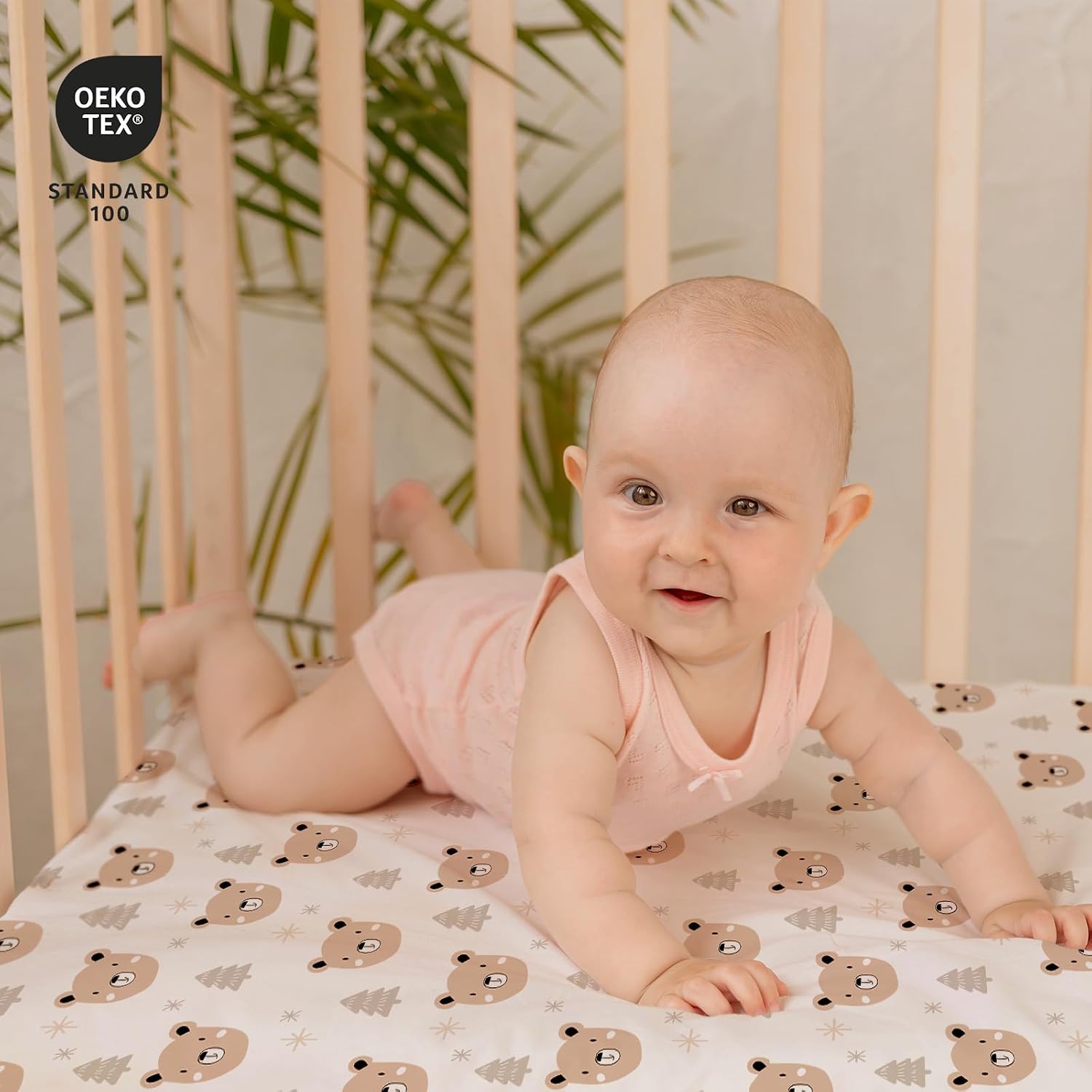 Detalle 2 de GLLQUEN BABY Cot sheets, 120 x 60cm