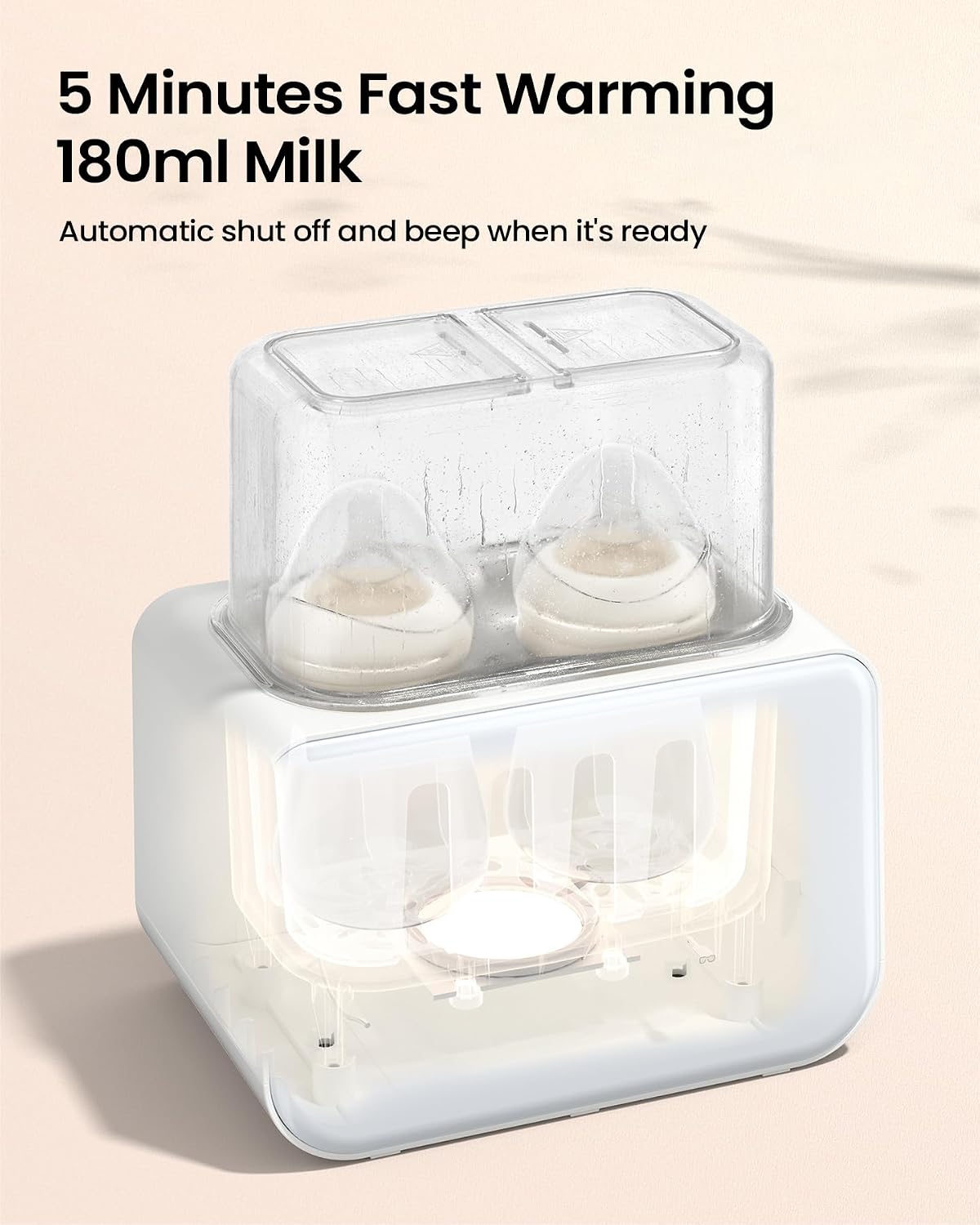 Detalle de Grownsy Bottle Warmer 9-in-1 Baby Bottle Warmer