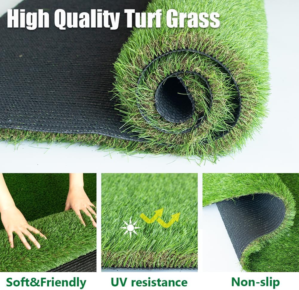 Thumbnail 3 de Petgrow 1.77-Inch Artificial Grass Turf, 7 x 15 Feet, with Drainage Holes