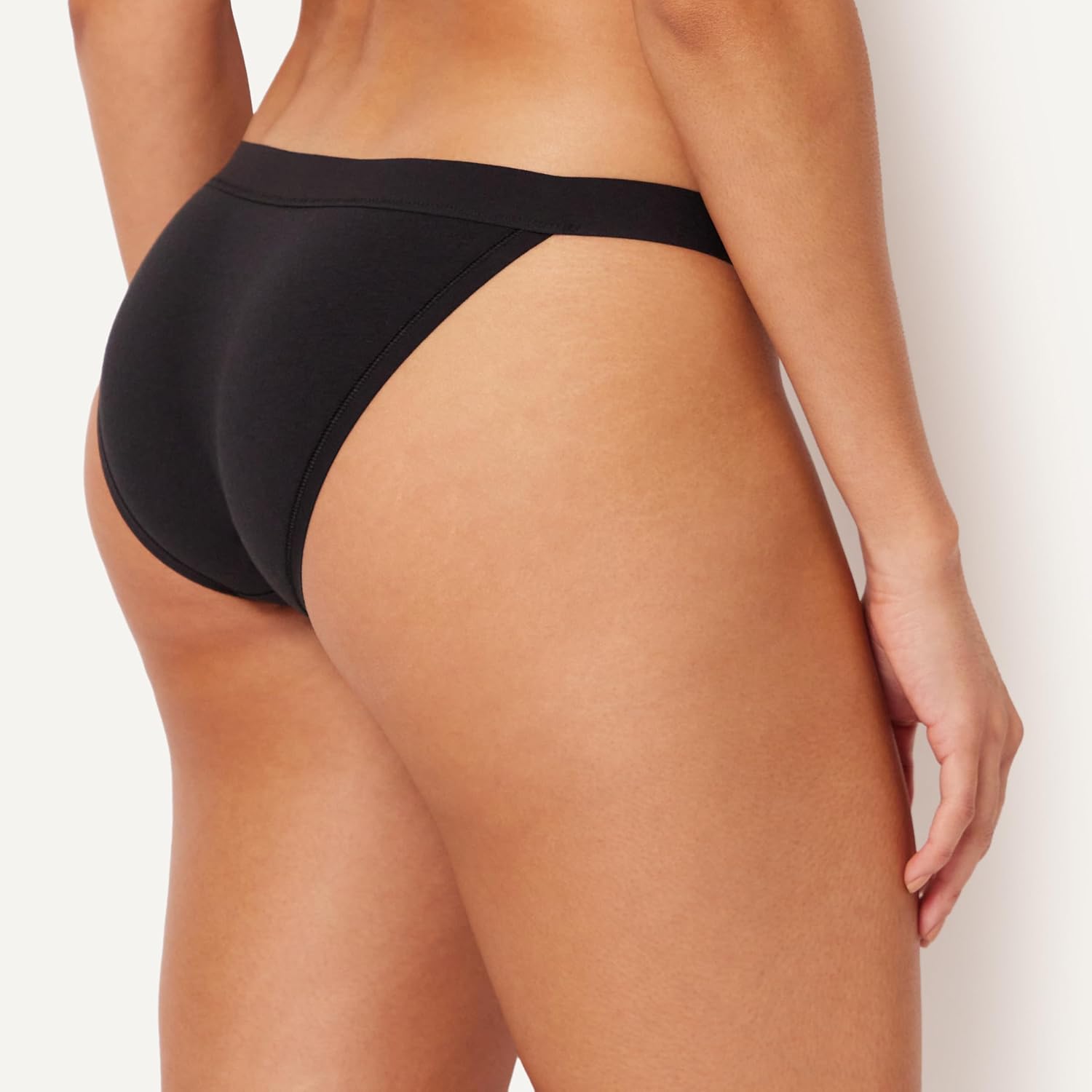 Detalle de Amazon Essentials Damen Unterwäsche-Tanga aus Baumwolljersey, 6er-Pack