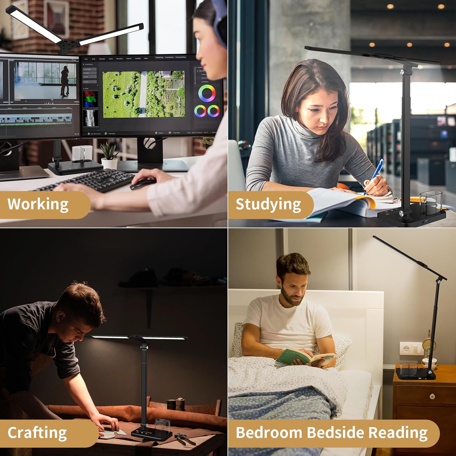 Thumbnail 6 de Woputne Dual Head desk lamp 15W