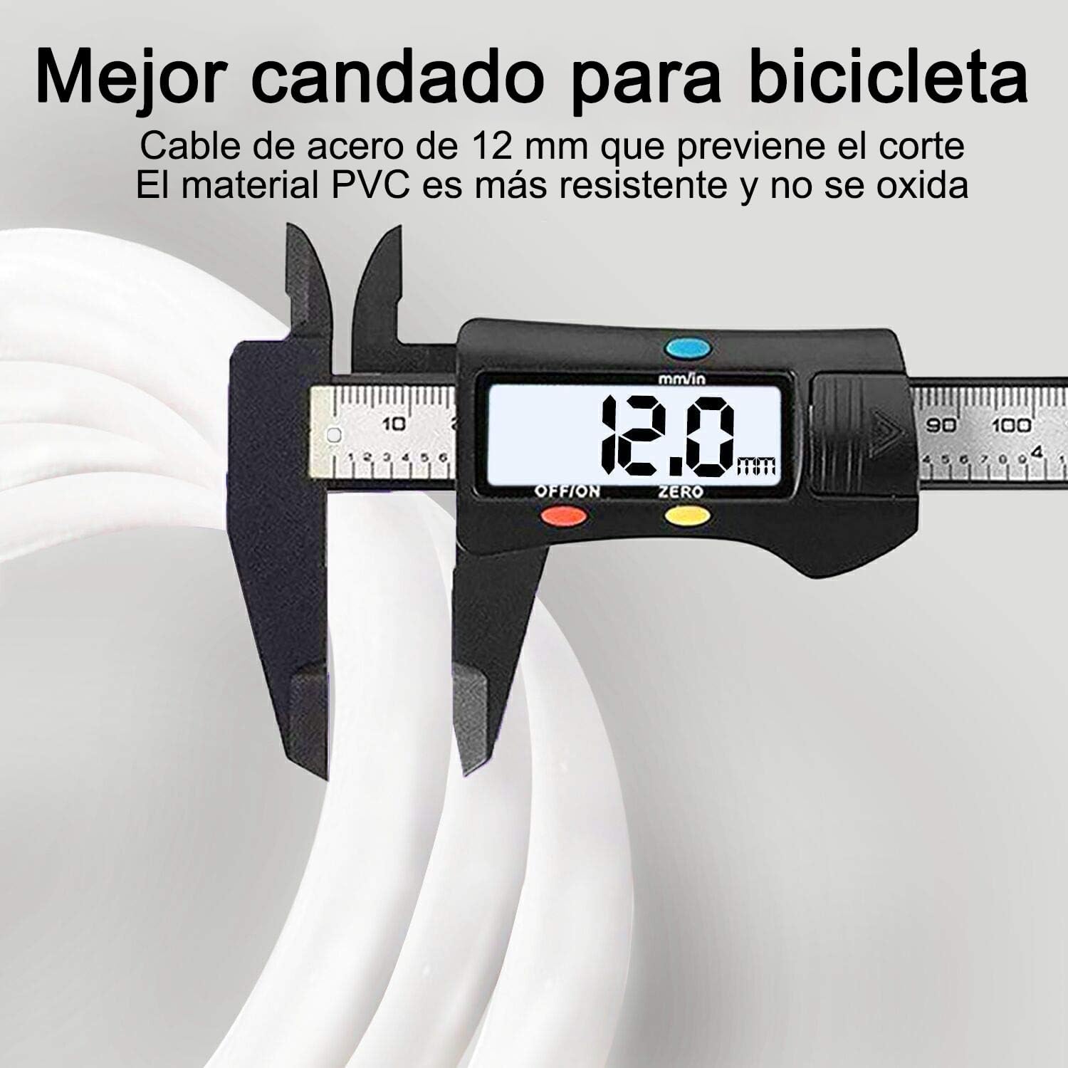 Detalle 2 de REHKITTZ Candado Cadena 120 cm 5 dígitos
