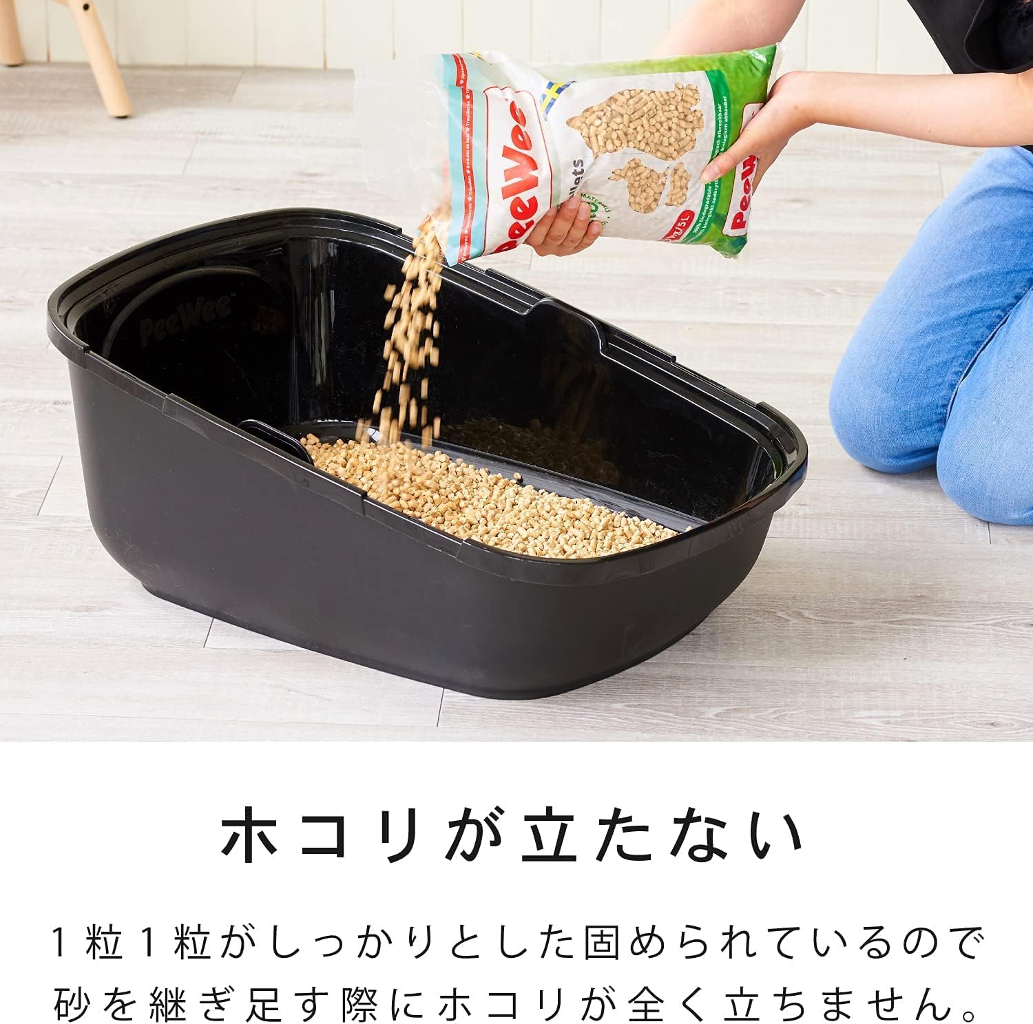 Detalle 2 de オーエフティー Peewee専用猫砂 木製ペレット エコドーム・エコビック 2.8kg(4.4L)