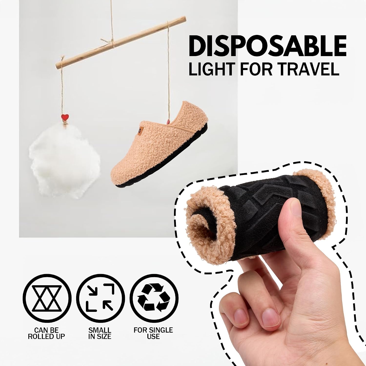Detalle de UUBARIS House Slippers with Thickened Sole