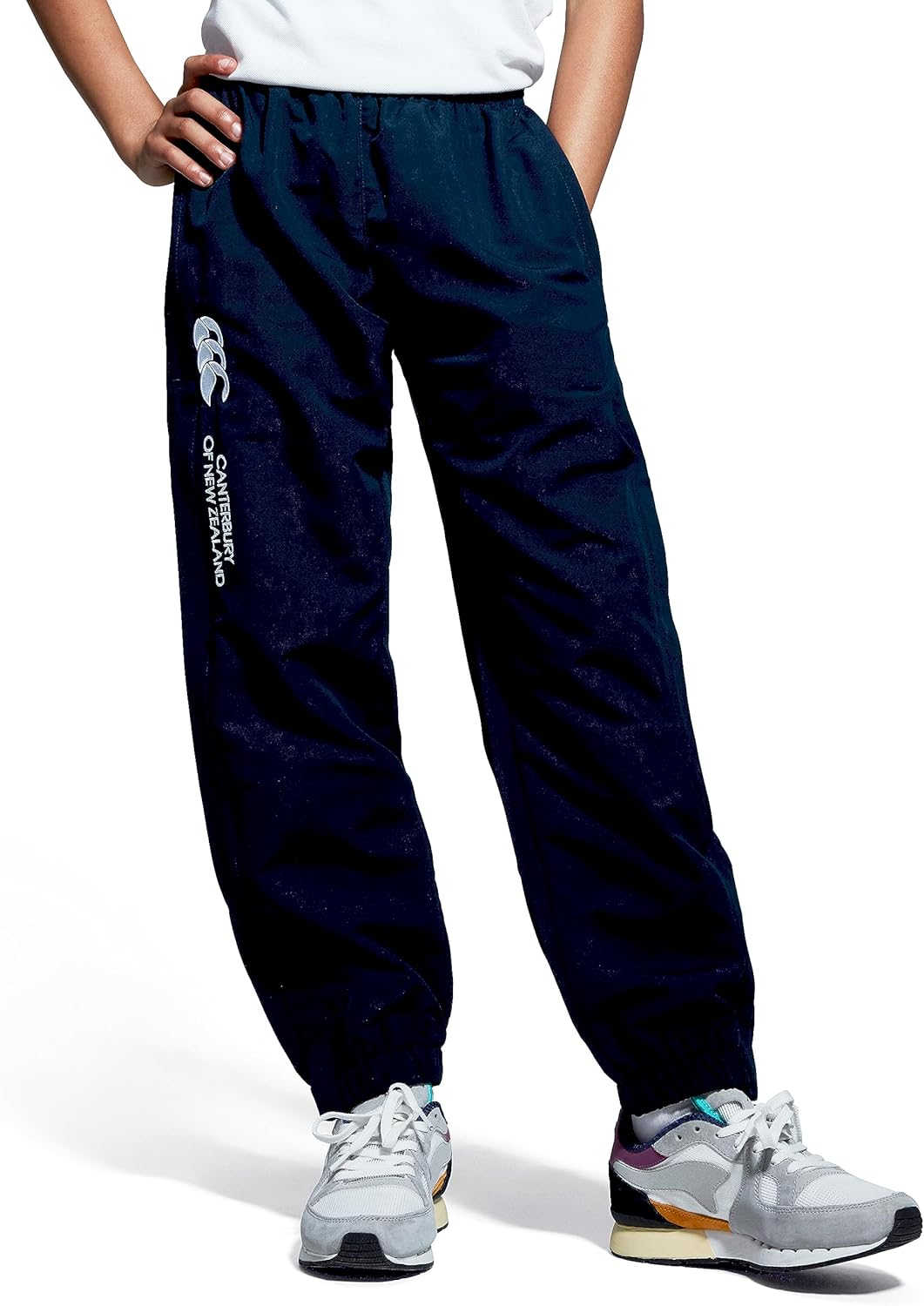 Canterbury Junior Boys Cuffed Stadium Pant – extra-warm cuffed track pants for lounge or sports days