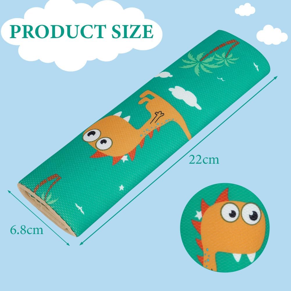 Detalle de URAQT lot de 2 protège-ceintures enfant pour voiture (motif dinosaure)
