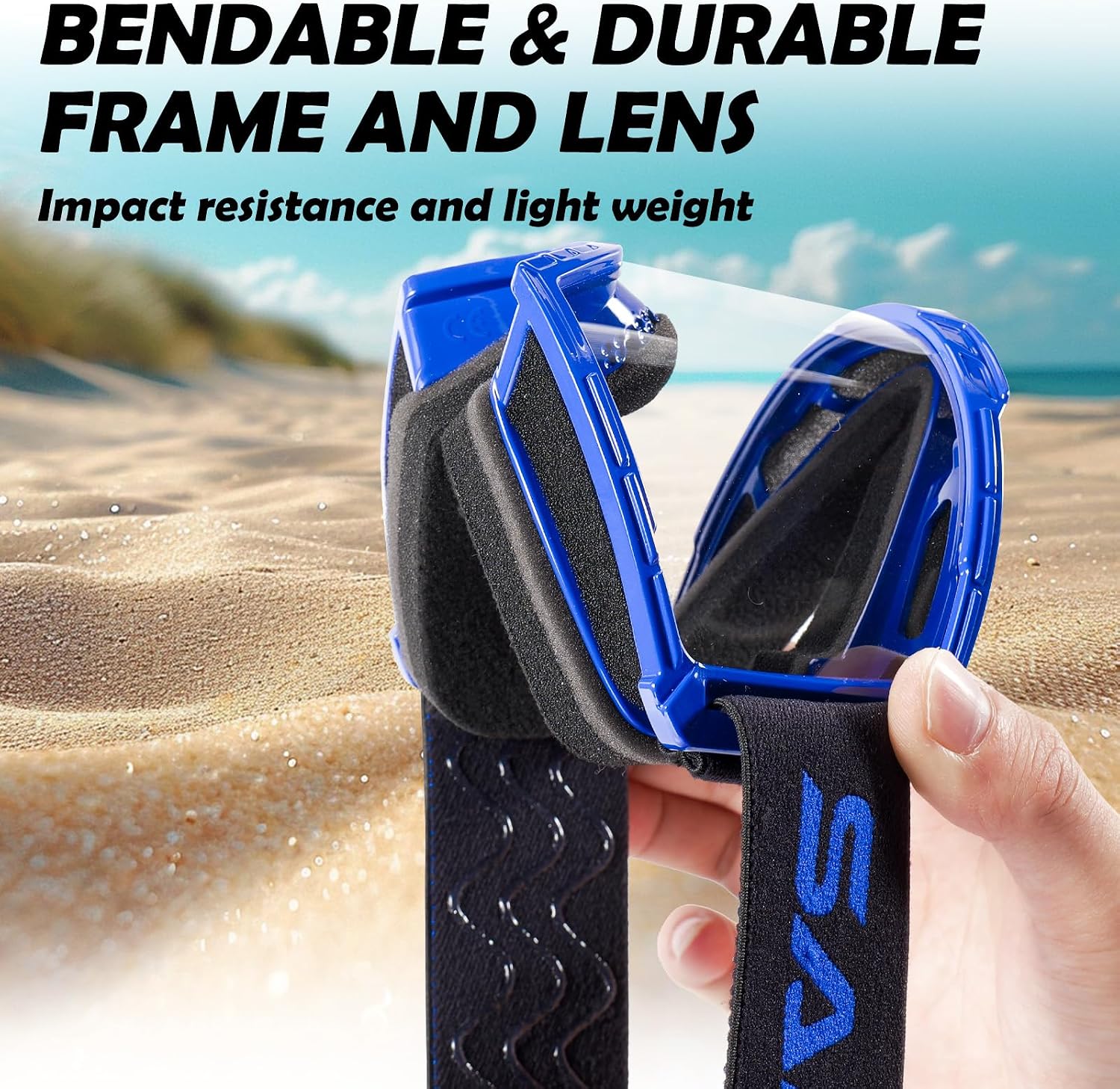 Thumbnail 5 de SAKOU Kinder Motorradbrille mit UV400-Schutz 85 g