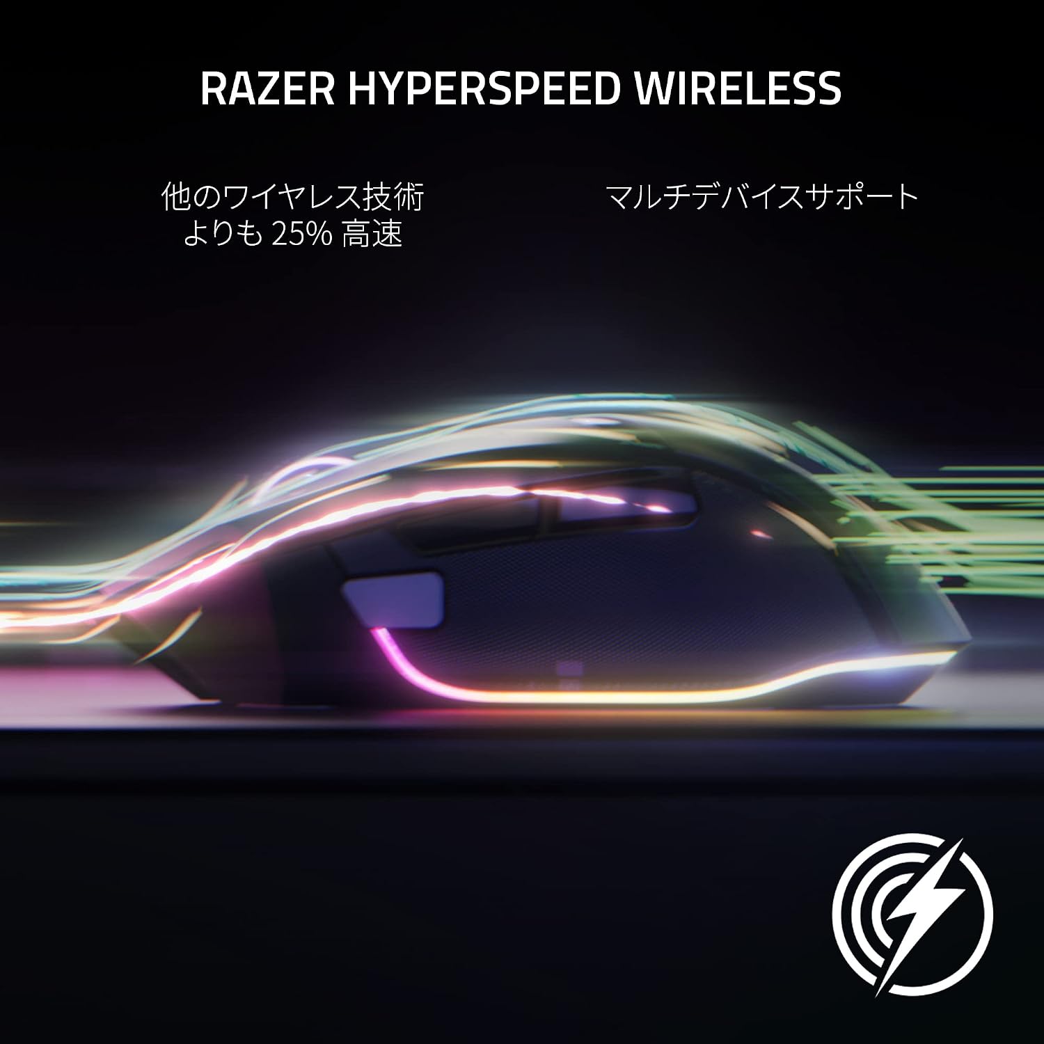 Detalle de Razer Basilisk V3 Pro ワイヤレスゲーミングマウス 30Kセンサー・11ボタン・13ゾーンRGB
