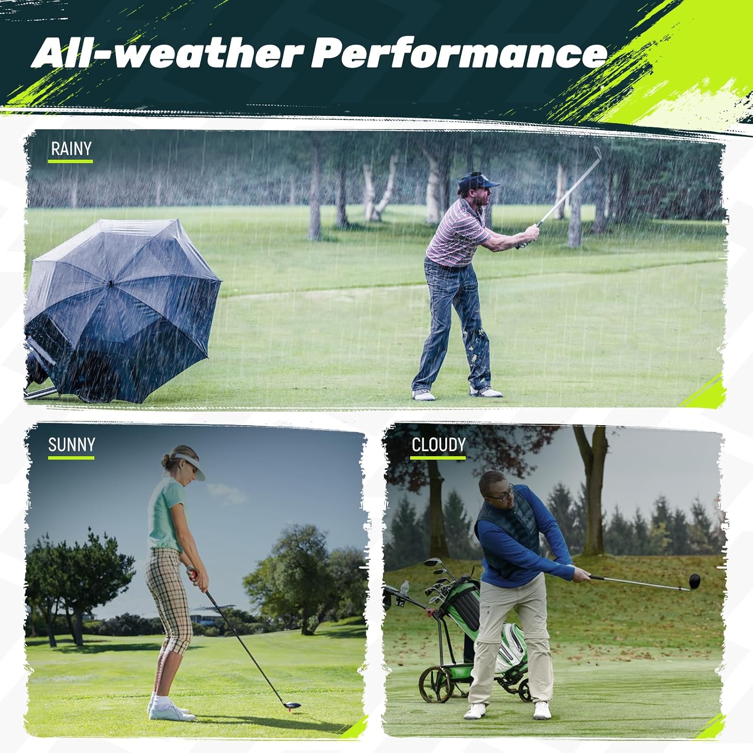 Thumbnail 5 de SAPLIZE Golf Grips 13 Pack with Full Repair Kit (Standard, Midsize or Jumbo) – Non-slip rubber grips in 6 colours
