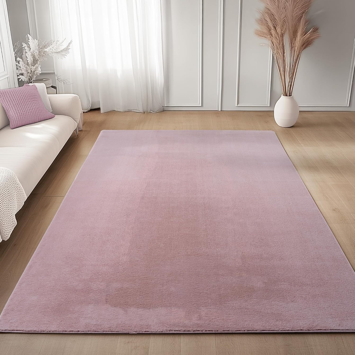 Thumbnail 6 de Carpettex Kurzflor-Teppich in Braun, 240 x 340 cm – waschbar, weich & rutschfest