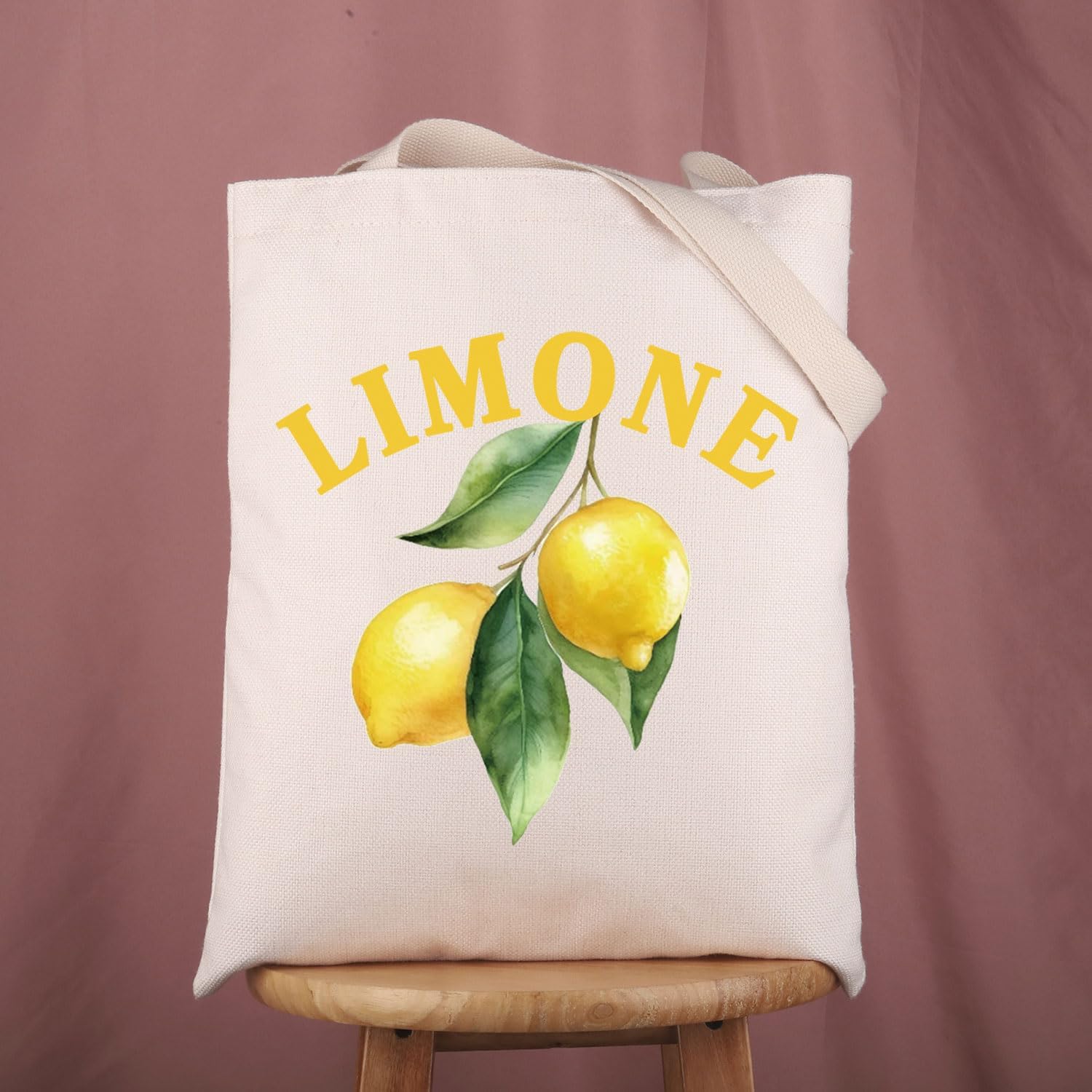 Thumbnail 4 de Italian Lemon Tote Bag – Amalfi Coast Themed Cosmetic & Accessory Tote