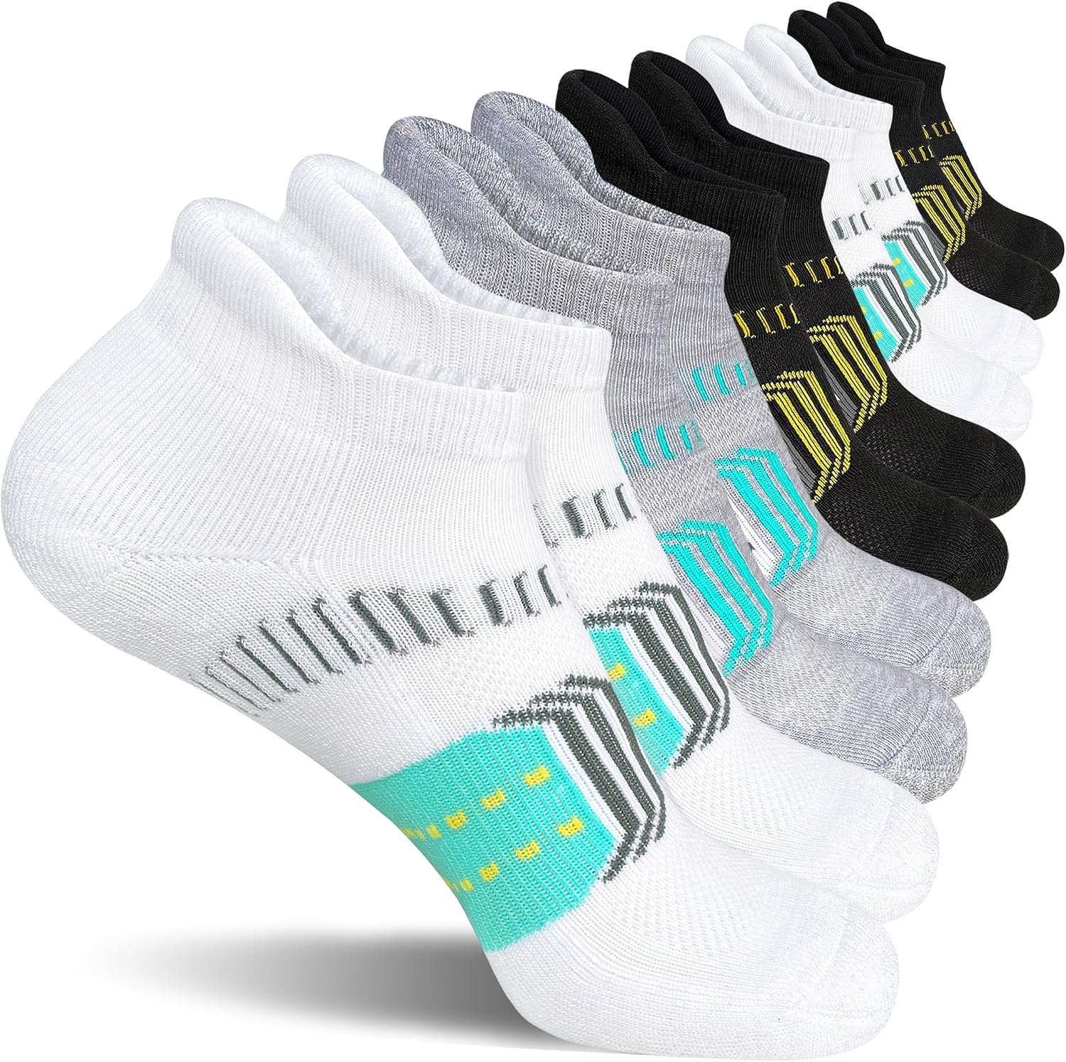 suaskk Womens Running Socks 5-pack