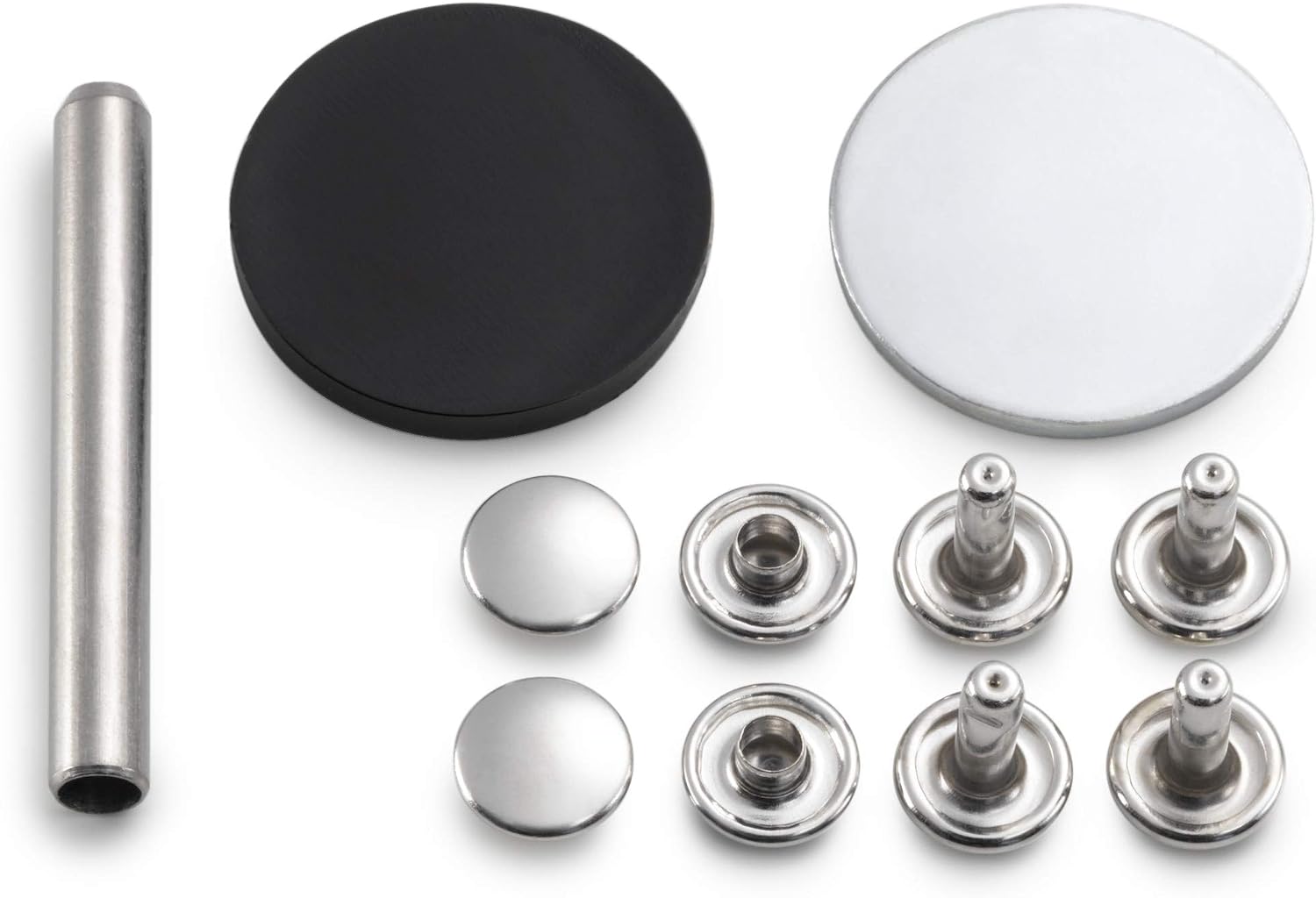 Detalle 2 de Prym 403151 – nity rurkowe 4–6 mm z mosiądzu, 15 sztuk z narzędziami